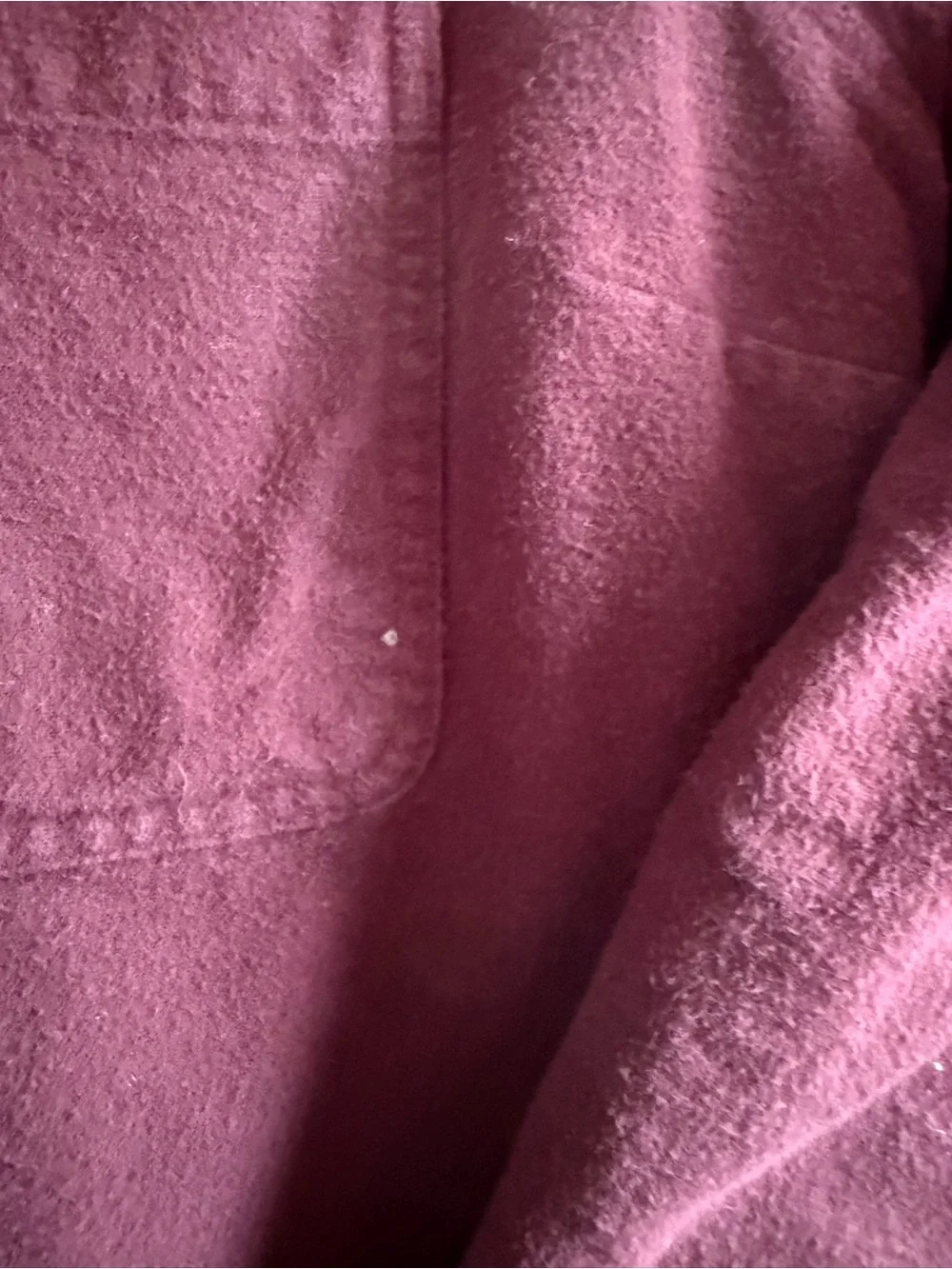 Vintage L.L. Bean Maroon Sherpa-Lined Barn Jacket - Picture 6 of 12
